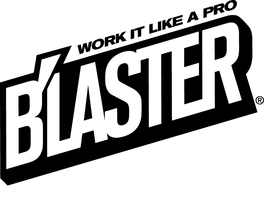 new blaster logo bw